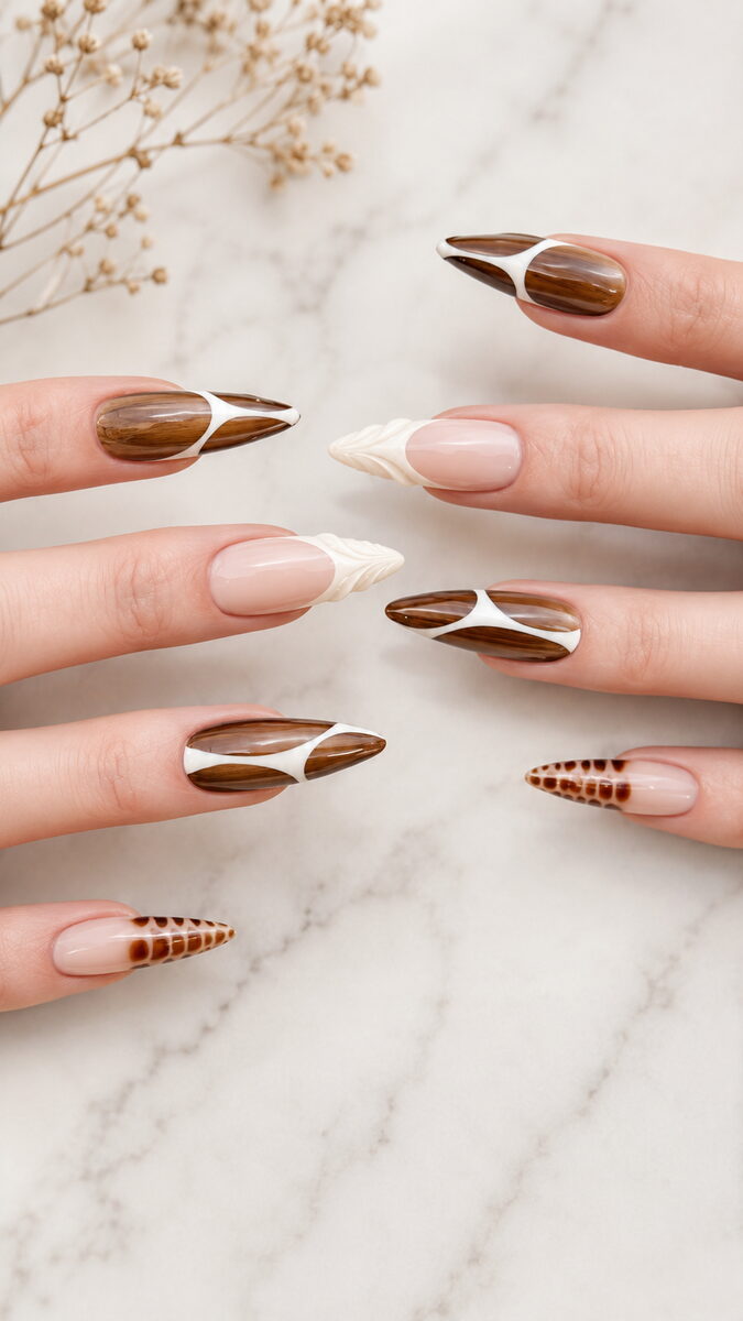 Finished nails at Blanche Nail Boutique