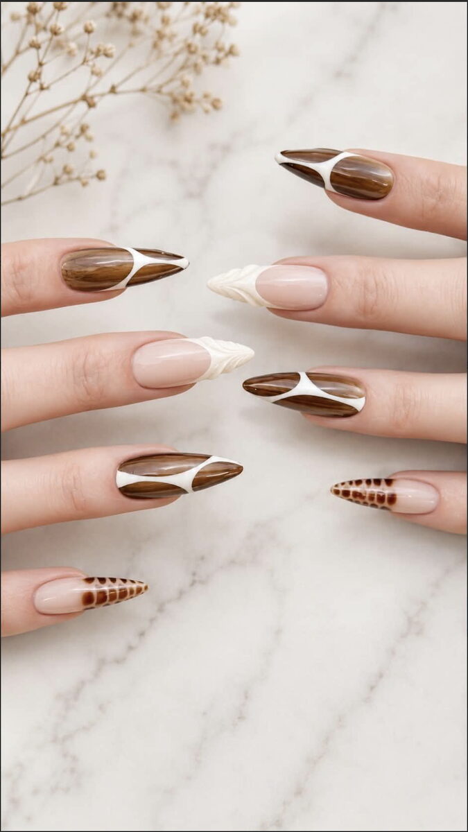 Finished nails at Blanche Nail Boutique